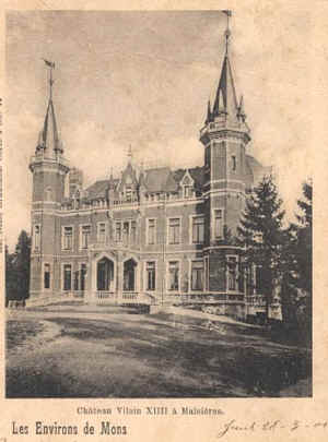 Mons (environs) : Chteau Vilain  Maisires